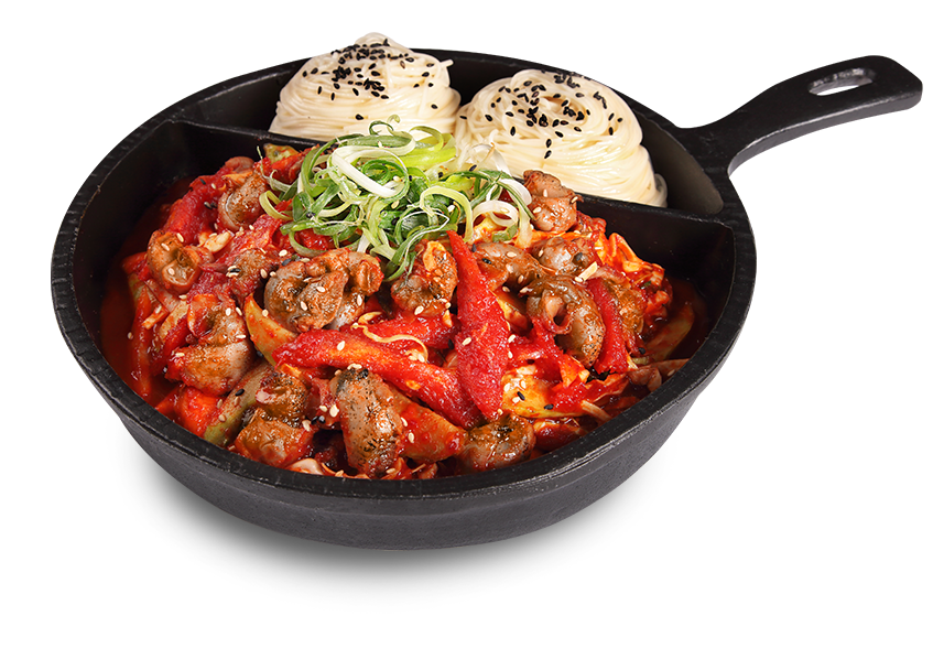 Spicy snail salad